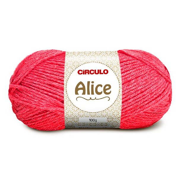 Lã Alice Círculo 100g 368 Rubi