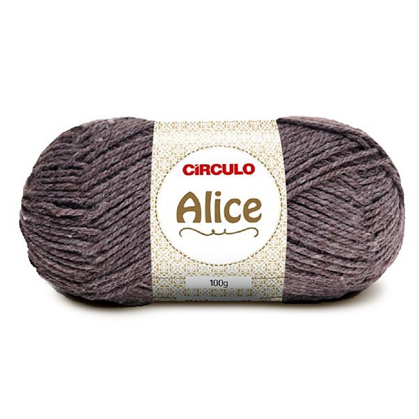 Lã Alice Círculo 100g 8921 Chumbo