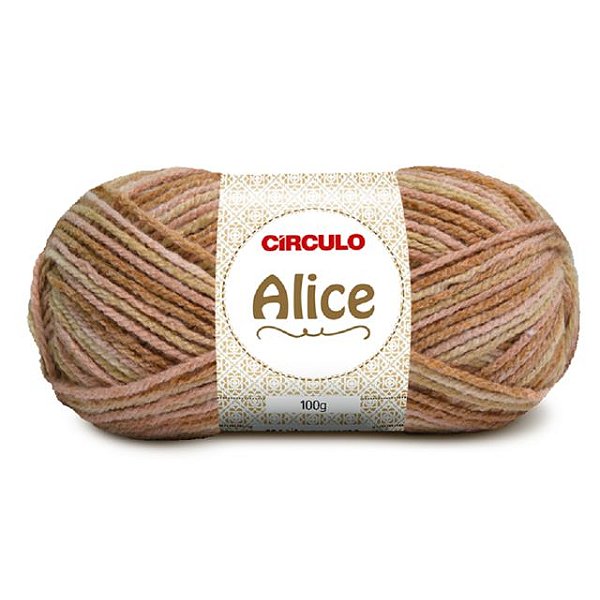 Lã Alice Círculo 100g 9435 Deserto
