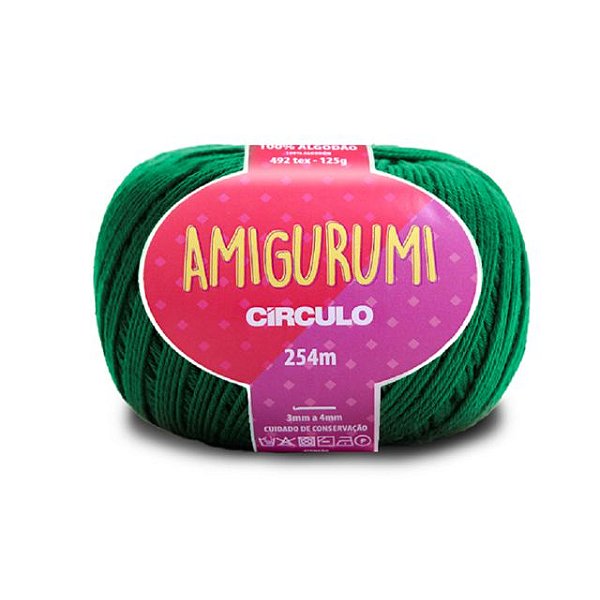 Linha Amigurumi Círculo 254m Cor 5767 Bandeira