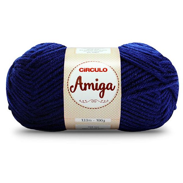 Lã  Amiga Círculo 100g 2859 Marinho