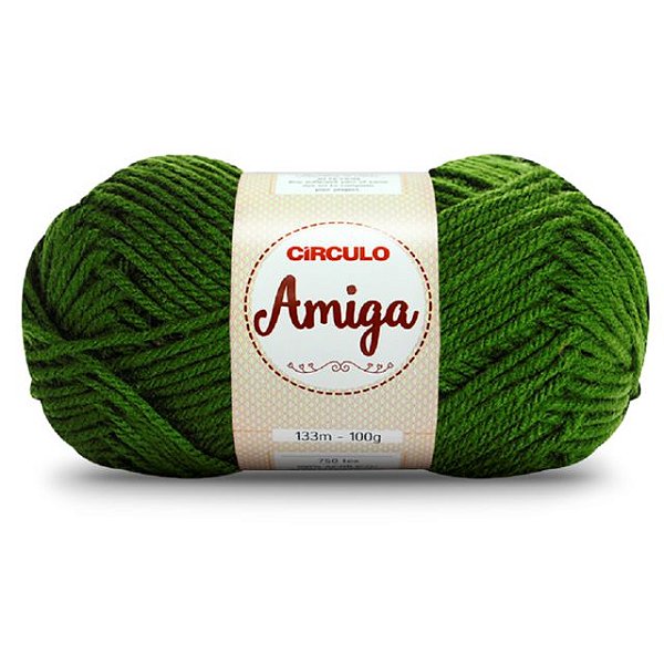 Lã  Amiga Círculo 100g 5578 Militar