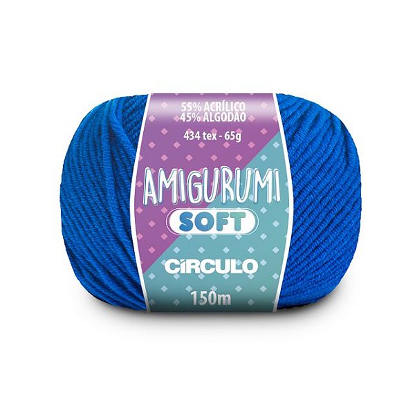 Linha Amigurumi Soft Círculo 150m Cor 2620 Praia