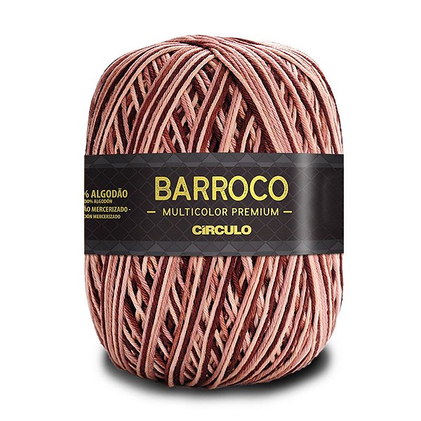 Barbante Barroco Multicolor Premium Círculo 226m 9360 Café