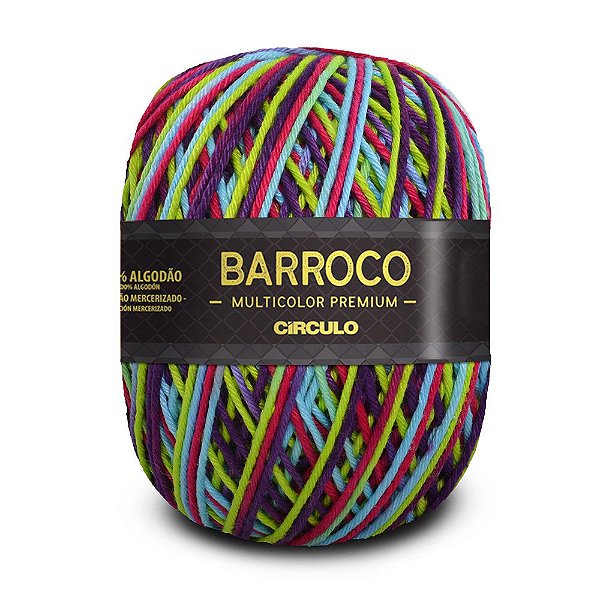 Barbante Barroco Multicolor Premium Círculo 226m 9438 Carnaval