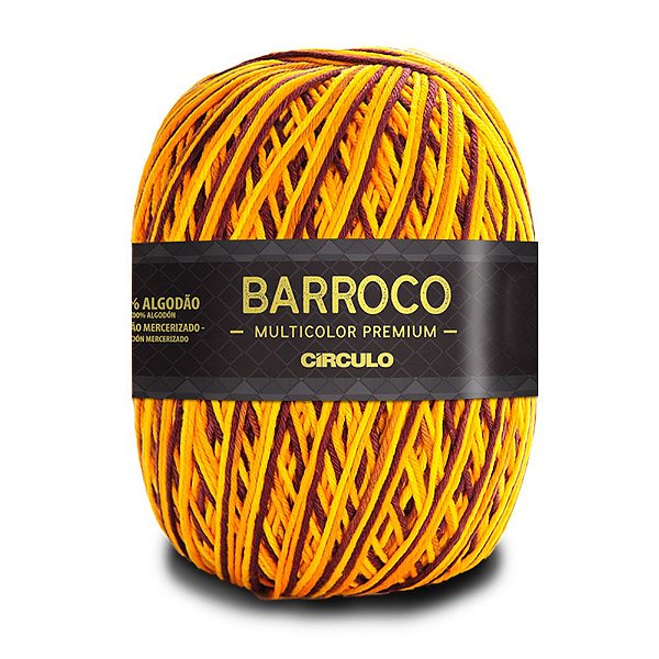 Barbante Barroco Multicolor Premium Círculo 226m 9492 Girassol