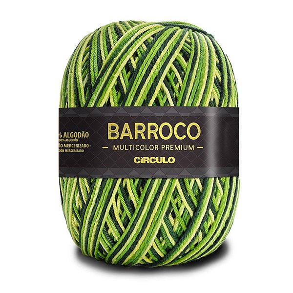 Barbante Barroco Multicolor Premium Círculo 226m 9536 Gramado