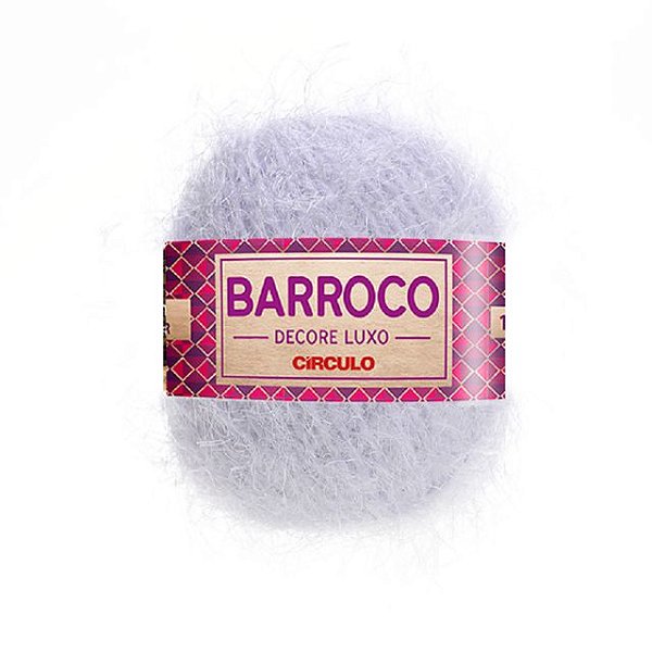 Barbante  Barroco Decore Luxo Círculo 180m 100 Branco