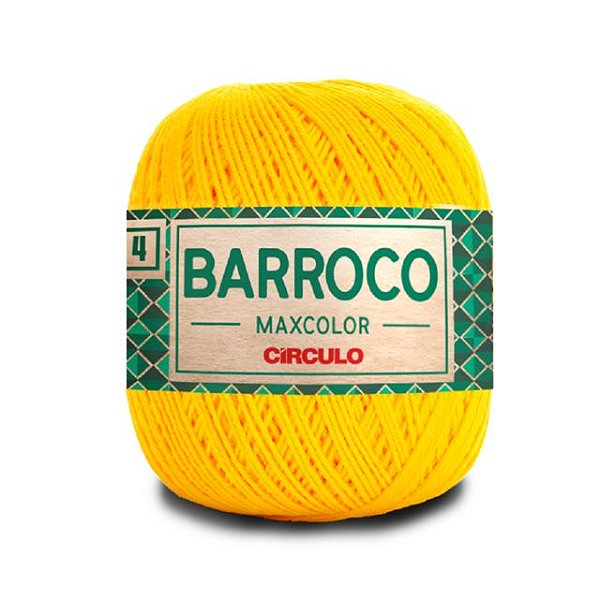 Barbante Barroco Maxcolor 4 Círculo 1289 Canário