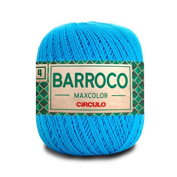 Barbante Barroco Maxcolor 4 Círculo 2194 Turquesa