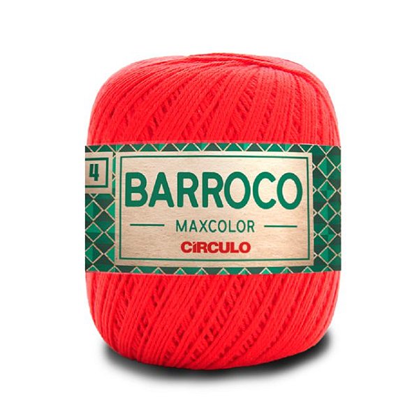 Barbante Barroco Maxcolor 4 Círculo 3524 Chama