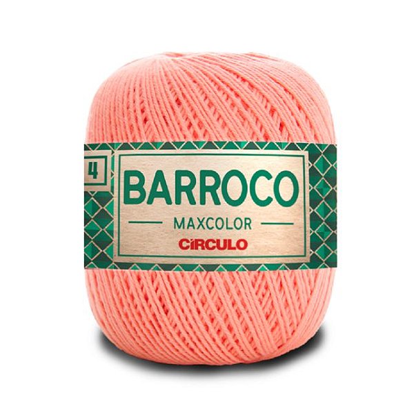 Barbante Barroco Maxcolor 4 Círculo 4514 Pêssego