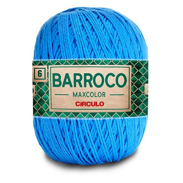 Barbante Barroco Maxcolor 6 Círculo 2500 Acqua 200g