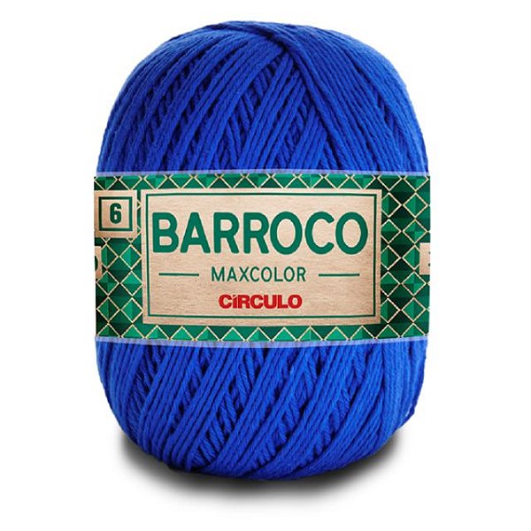 Barbante Barroco Maxcolor 6 Círculo 2829 Azul Bic 200g