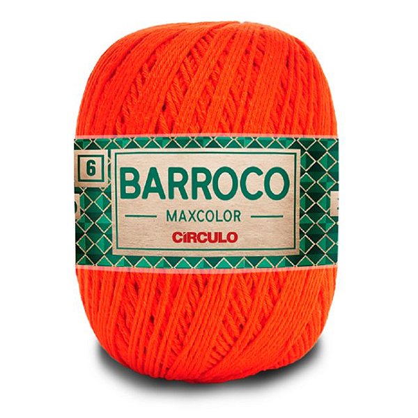 Barbante Barroco Maxcolor 6 Círculo 4676 Brasa 200g