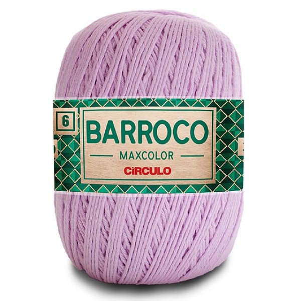 Barbante Barroco Maxcolor 6 Círculo 6006 Lilás Candy 200g