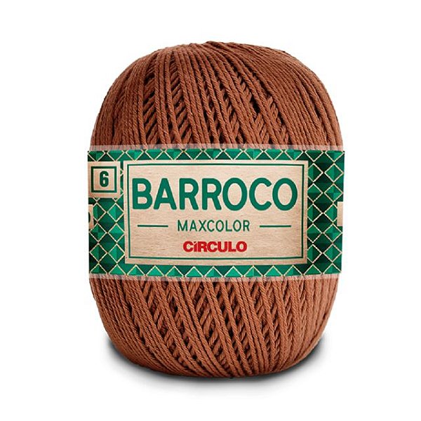 Barbante Barroco Maxcolor 6 Círculo 7220 Tâmara 200g