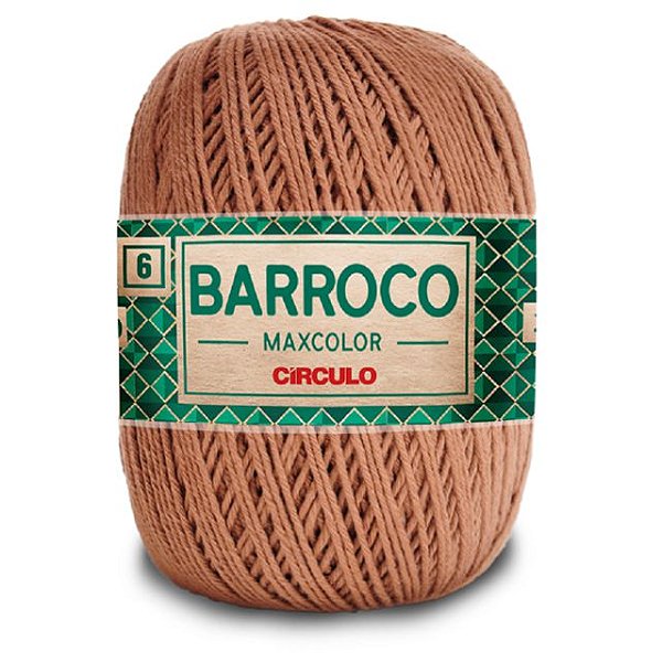 Barbante Barroco Maxcolor 6 Círculo 7603 Castor 200g