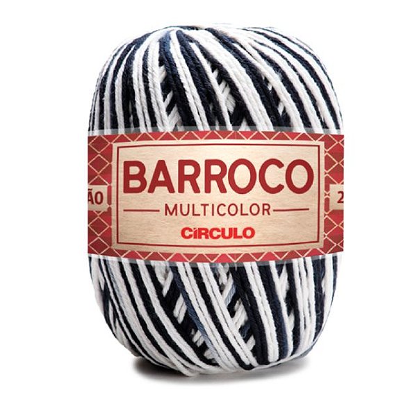 Barbante Barroco Multicolor Círculo 226m 9016 Zebra