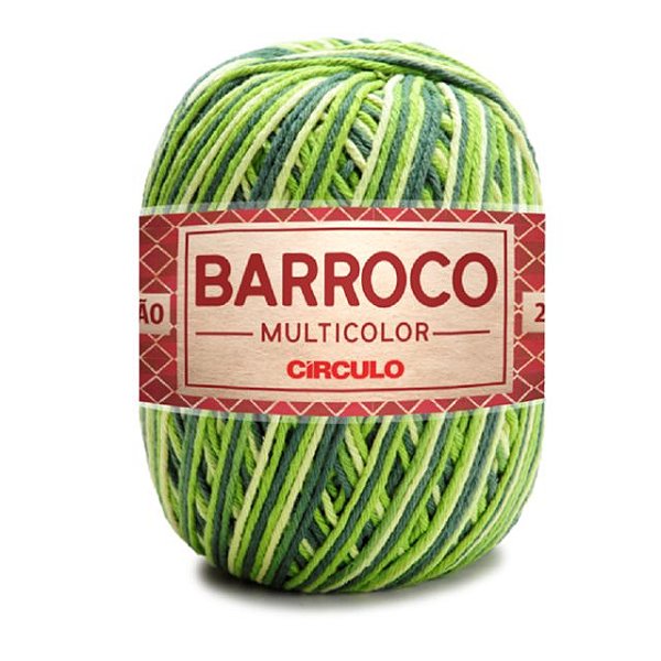 Barbante Barroco Multicolor Círculo 226m 9536 Gramado