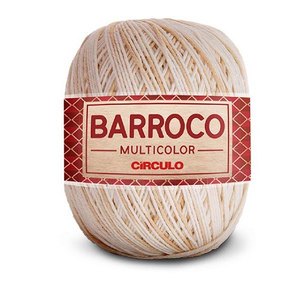 Barbante Barroco Multicolor Círculo 226m 9900 Areia