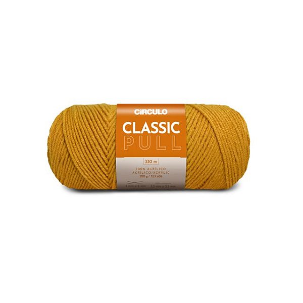 Lã Classic Pull Círculo 330m 1718 Mostarda