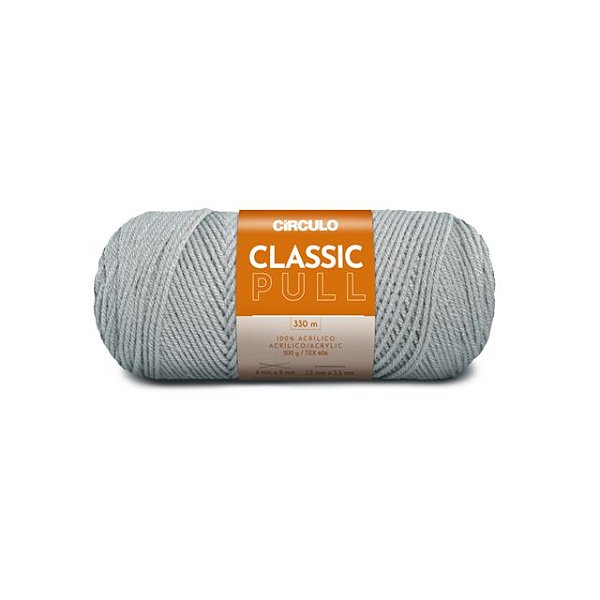 Lã Classic Pull Círculo 330m 8085 Cinza
