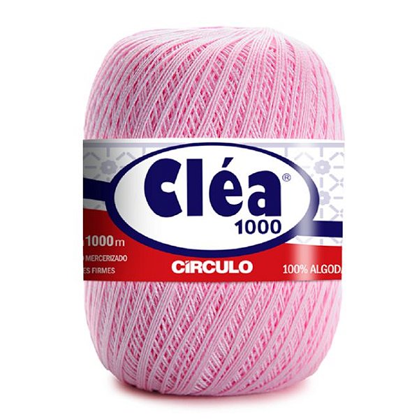 Linha Cléa 1000 Círculo 1000m 3526 Rosa Candy