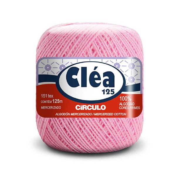 Linha Cléa 125 Círculo 125m 3526 Rosa Candy