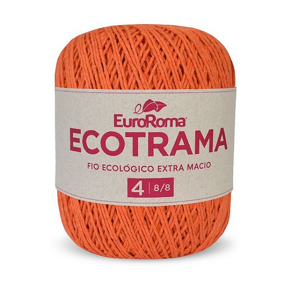 Barbante EcoTrama EuroRoma 340m 750 Laranja