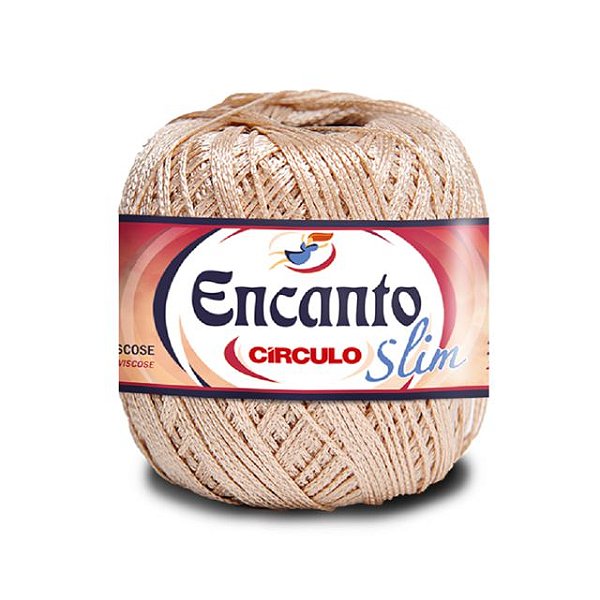 Linha Encanto Slim Círculo 240m 7650 Amêndoa