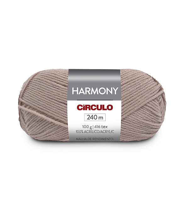 Lã Harmony Círculo 240m 7650 Amêndoa