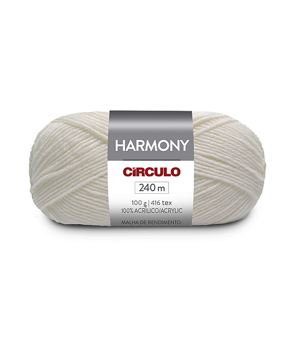 Lã Harmony Círculo 240m 8001 Branco