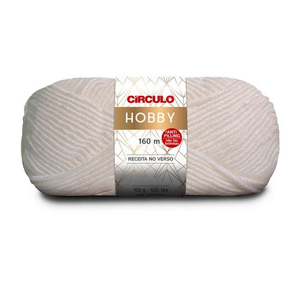 Lã Hobby Círculo 160m 10 Branco