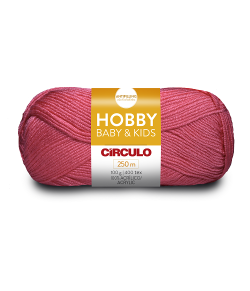 Lã Hobby Baby e Kids Círculo 250m 3649 Pink