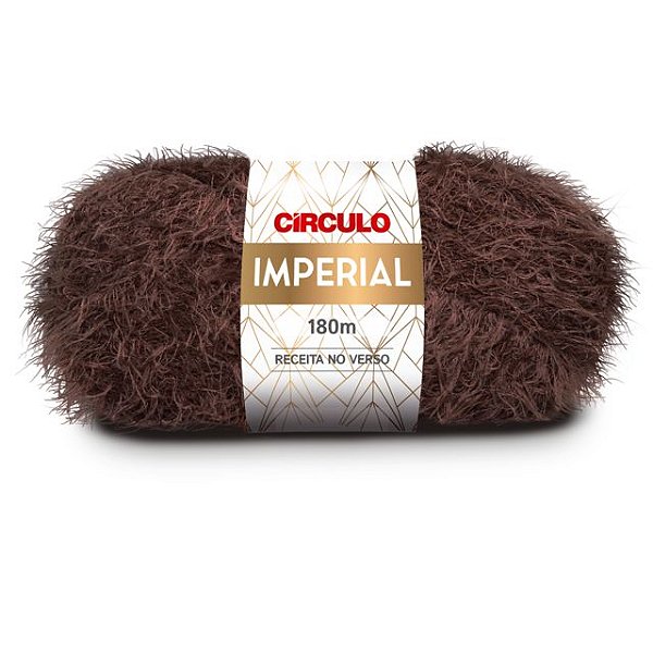 Lã Imperial Círculo 180m 608 Chocolate