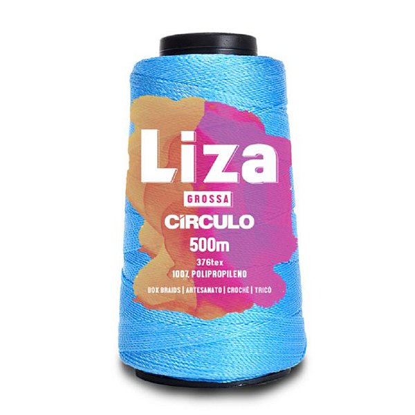Linha Liza Grossa 100% Polipropileno Marca Círculo 2151 Céu