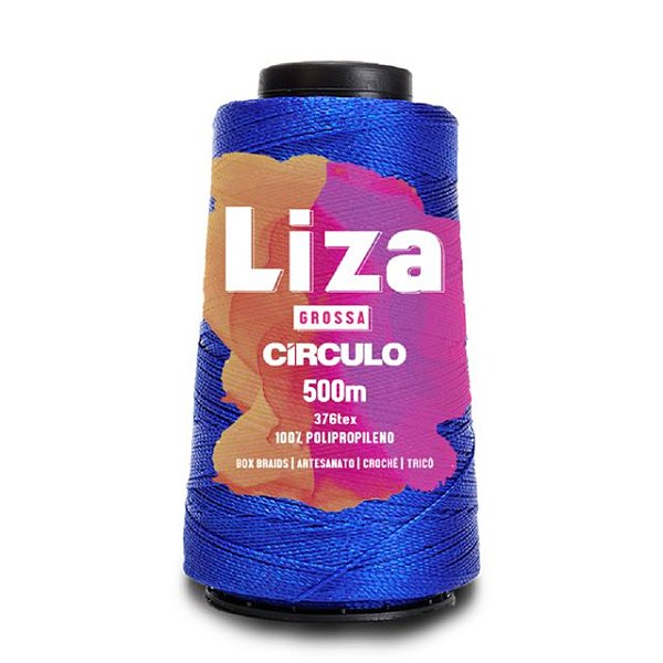 Linha Liza Grossa 100% Polipropileno Marca Círculo 2550 Azul Bic