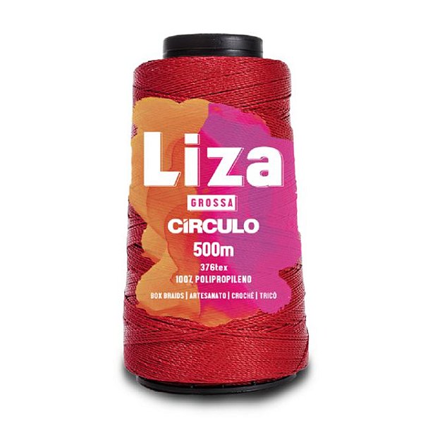 Linha Liza Grossa 100% Polipropileno Marca Círculo 3794 Bordô