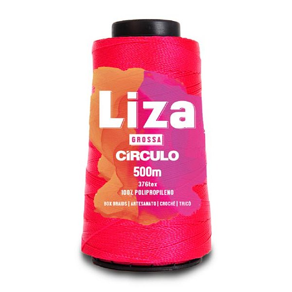 Linha Liza Grossa 100% Polipropileno Marca Círculo 6185 Pink
