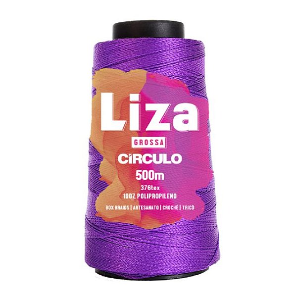 Linha Liza Grossa 100% Polipropileno Marca Círculo 6331 Ametista