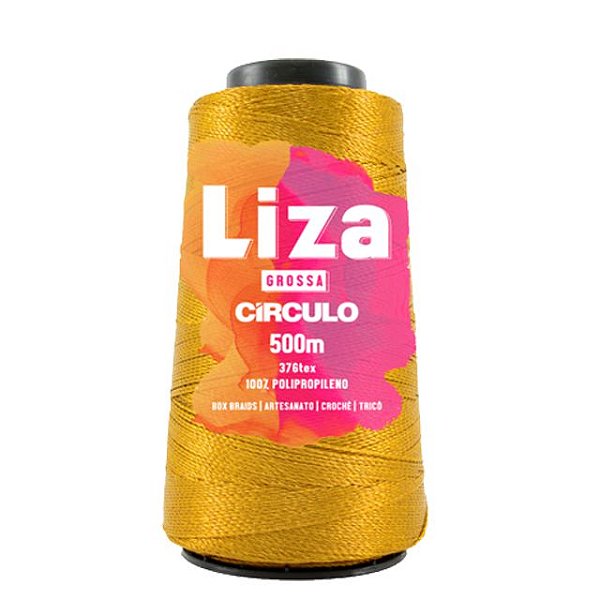Linha Liza Grossa 100% Polipropileno Marca Círculo 7577 Loiro