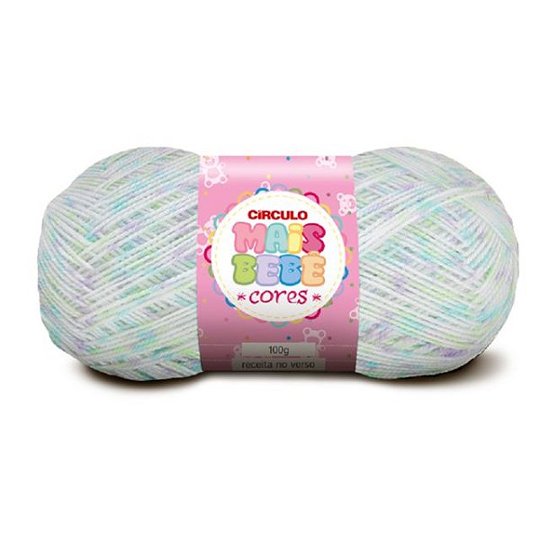 Lã Mais Bebe Cores Circulo 500m Cor 9086 Aladim