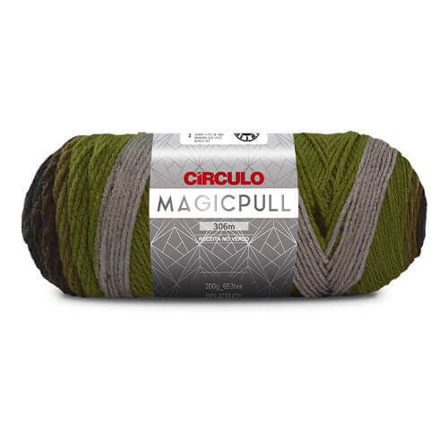 Lã Magic Pull 200g 306m 100% Acrílico Marca Círculo 8681 Camuflagem
