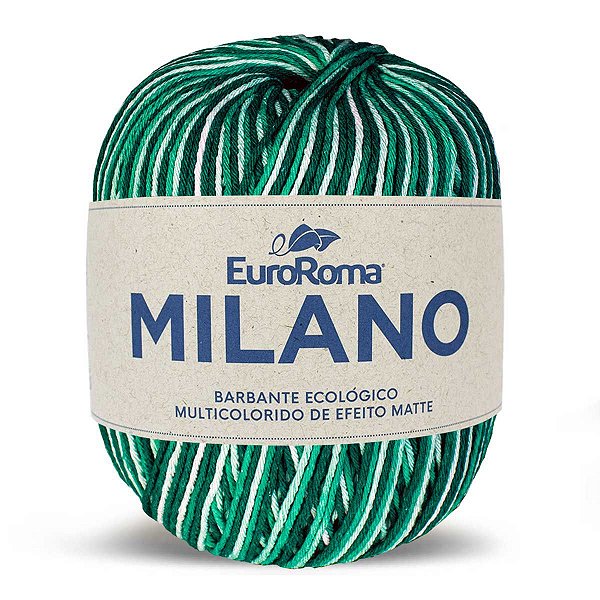 Barbante Milano 200g Marca Euroroma 803 Verde Bandeira