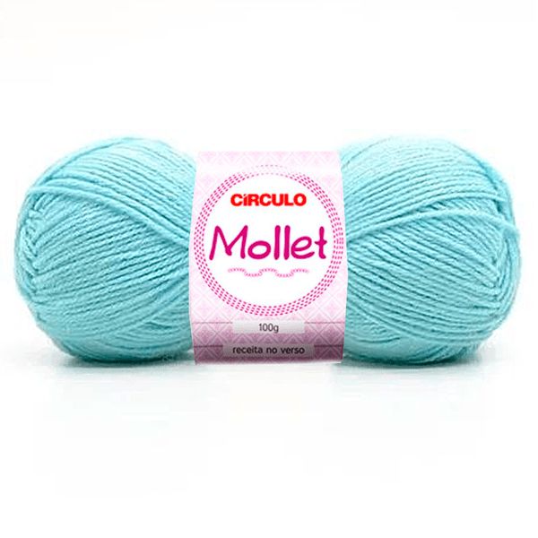 Lã  Mollet 100g Círculo 200m Cor 2309 Flash