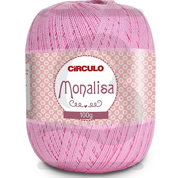 Linha Monalisa 100% Acrílico Círculo 3131 Chiclete