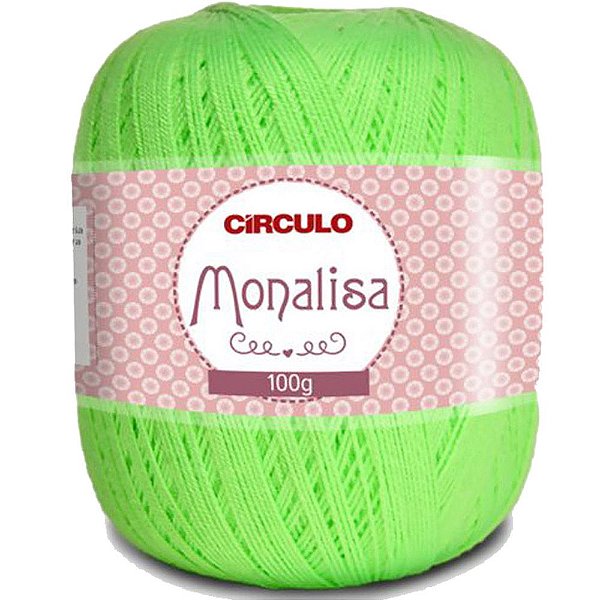 Linha Monalisa 100% Acrílico Círculo 781 Verde Neon