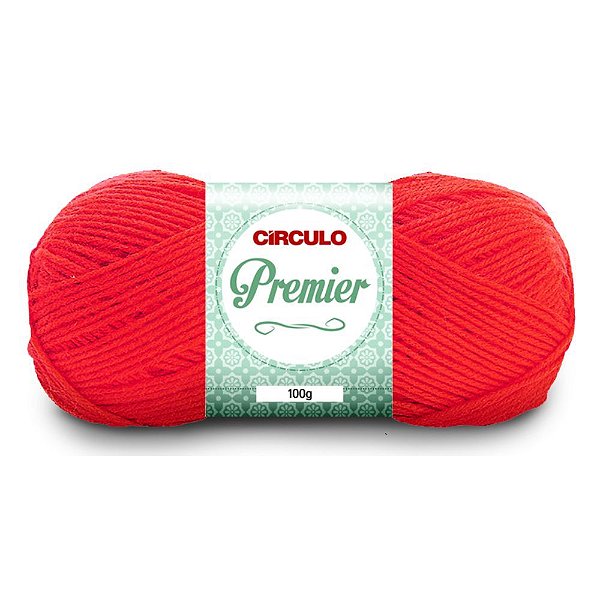 Lã Premier 100g 283m 100% Acrílico Marca Círculo 145 Chama