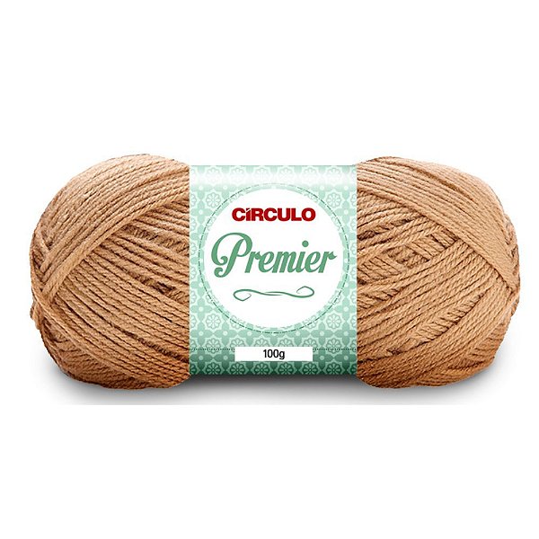 Lã Premier 100g 283m 100% Acrílico Marca Círculo 850 Castanho